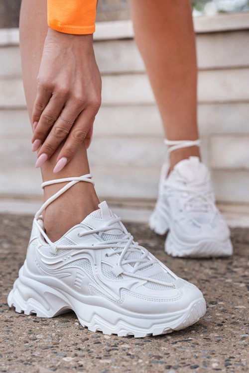 Chunky Sneakers Δίσολα με Extra Κορδόνι